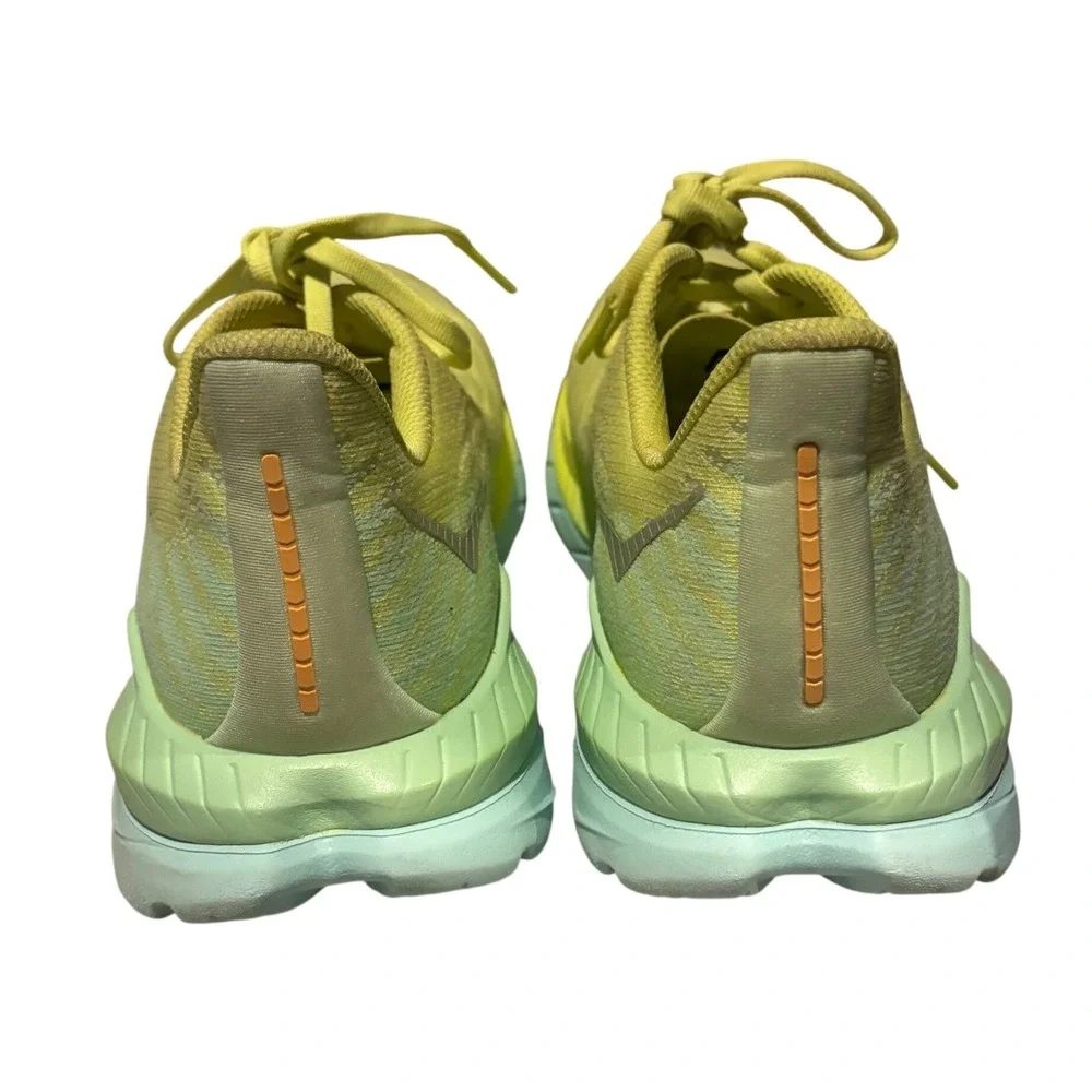 Hoka Mach 5 Celadon Lemonade Running Shoes Womens 10B 1127894 COLG